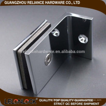90 degree rectangle glass clamp glass to wall most advance technology and authority certification hot type selling in alibaba